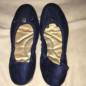 Blue flats
